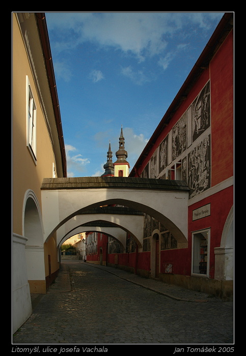 Litomyšl, ulice Josefa Vachala